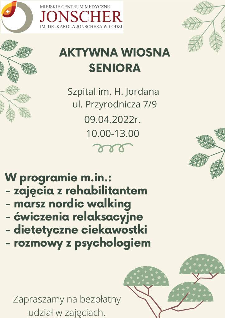 Aktywna wiosna Seniora - zdjęcie 1