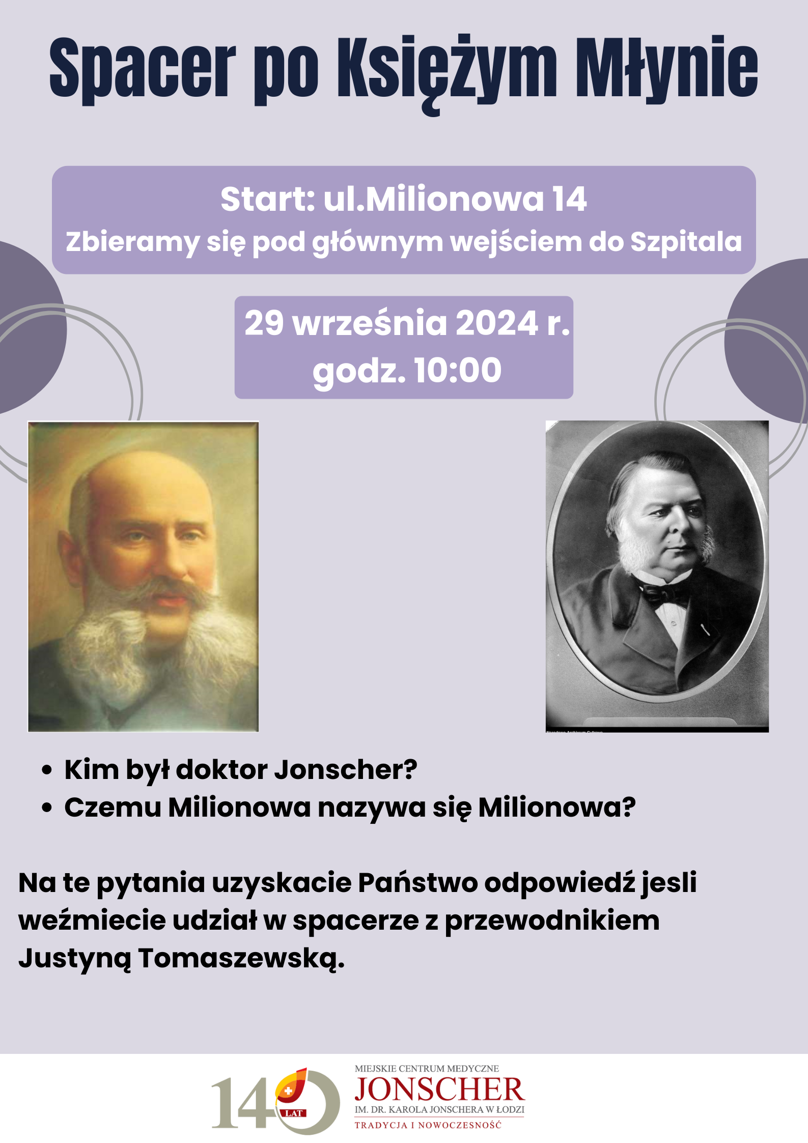 Miniatura zdjęcia 1: Piknik z okazji obchodów 140-lecia Szpitala im. dr. Karola Jonschera w Łodzi - zdjęcie 1