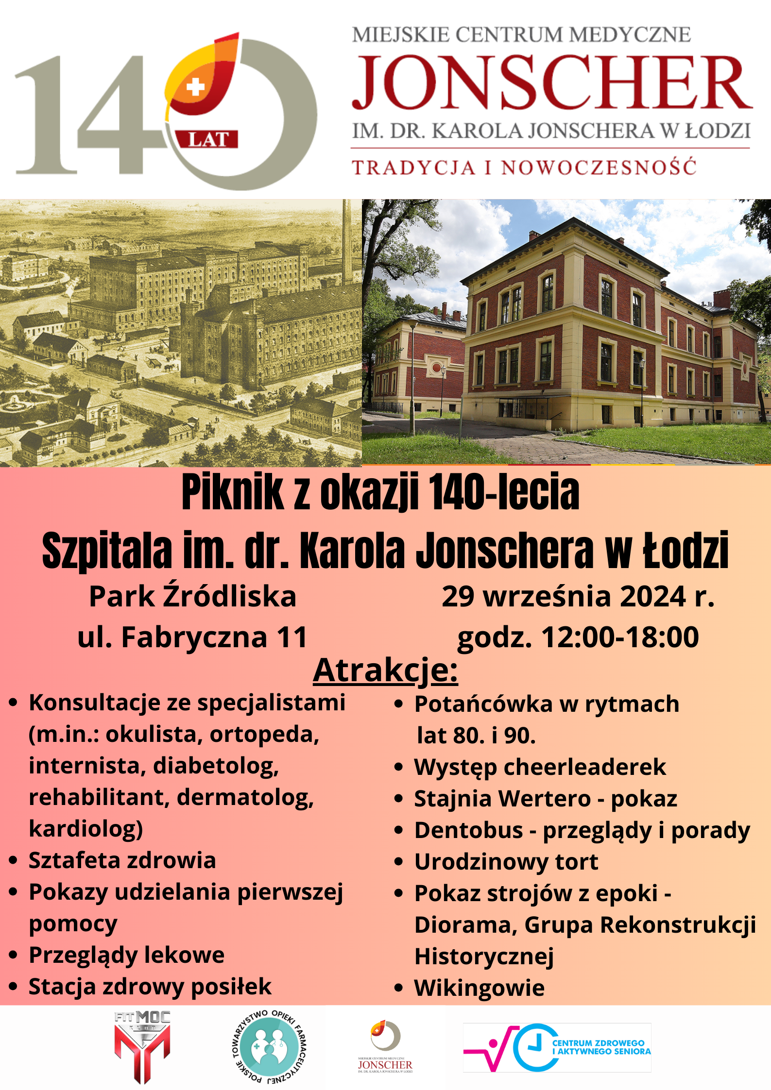 Piknik z okazji obchodów 140-lecia Szpitala im. dr. Karola Jonschera w Łodzi - zdjęcie 2