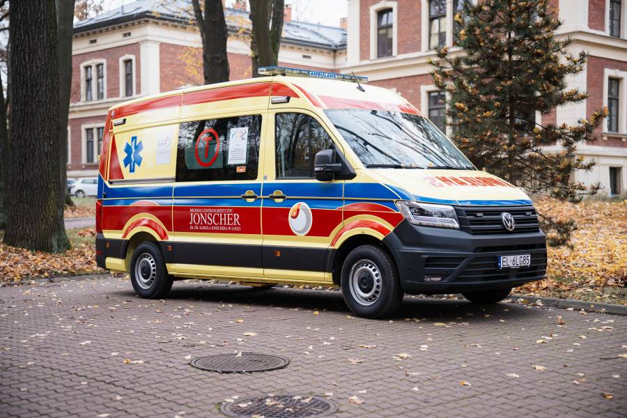 Media nt. nowego ambulansu dla MCM im. dr. Karola Jonschera w Łodzi - zdjęcie 1